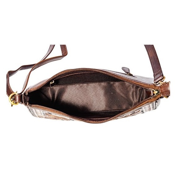 Whitley Hand-Tooled Leather Bag - Picture 6 of 7